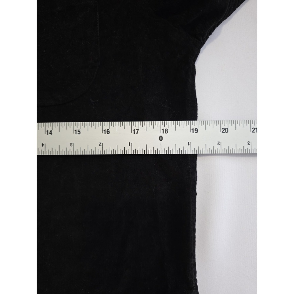 Jachs Girlfriend Black Corduroy Button Up Shirt Women's Small NWT Collared - Picture 8 of 10